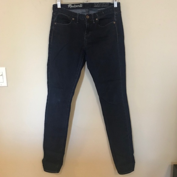 Madewell Skinny Skinny Jeans in Midnight Haze Sz28 - Picture 2 of 4